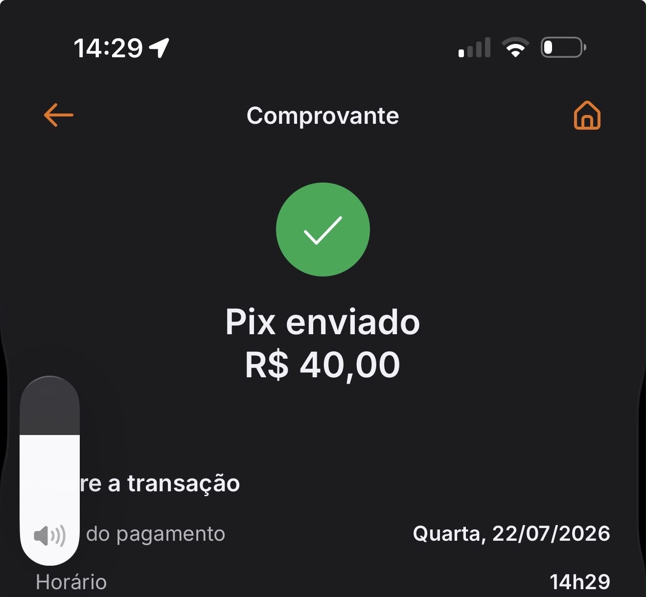 Saldo em conta · R$ 105,91